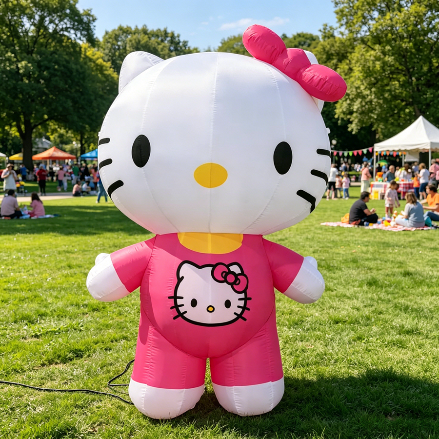 Event Party Shop - Giant Pink Outfit Hello Kitty Inflatable