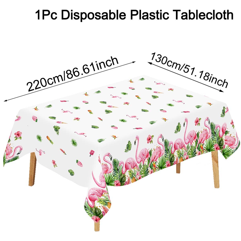 Table Cloth Disposable - Hawaiian Party Decoration Palm Leaves Disposable