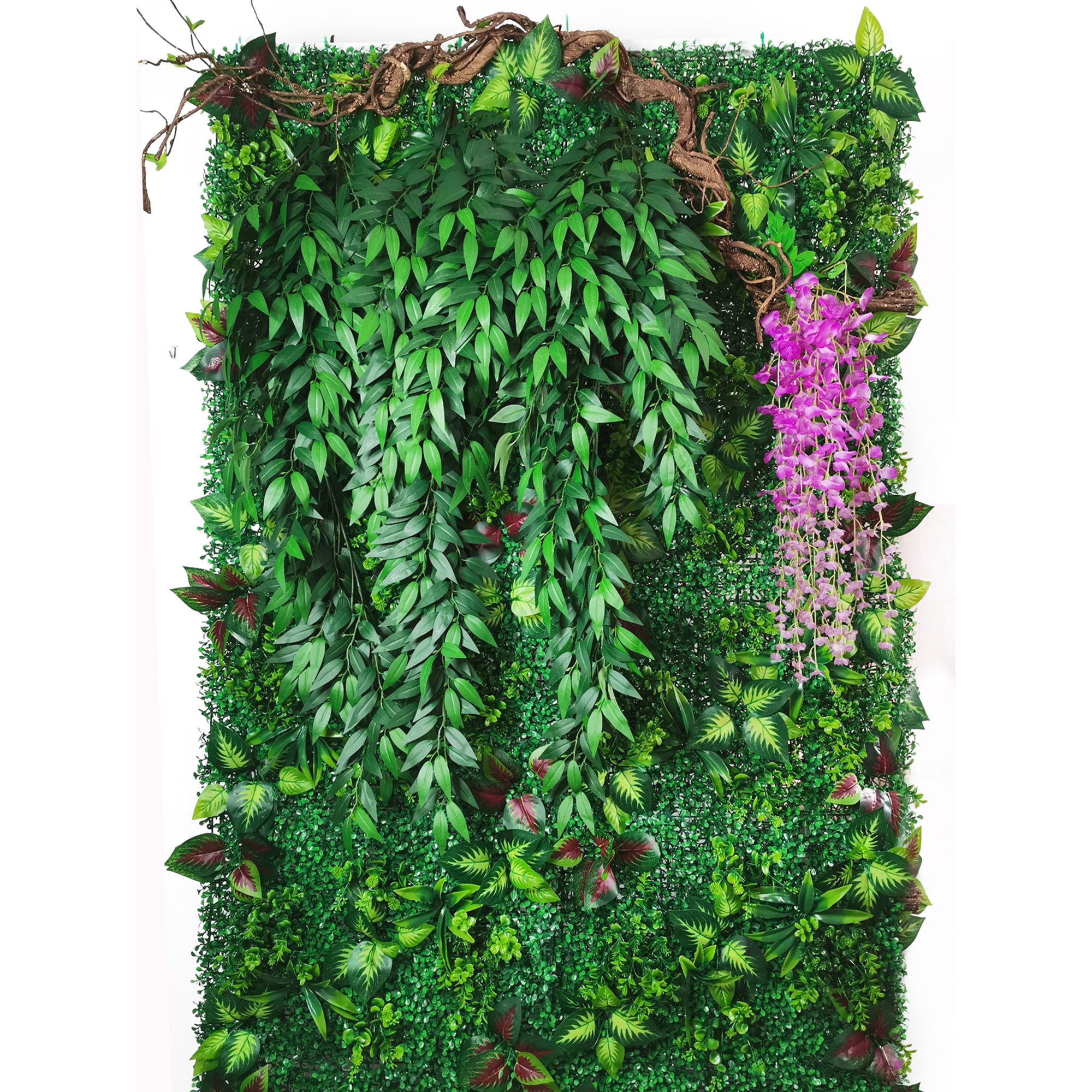 Flower Wall Panel - 15.7*23.6 Inch Artificial Plant Flowers Mixed