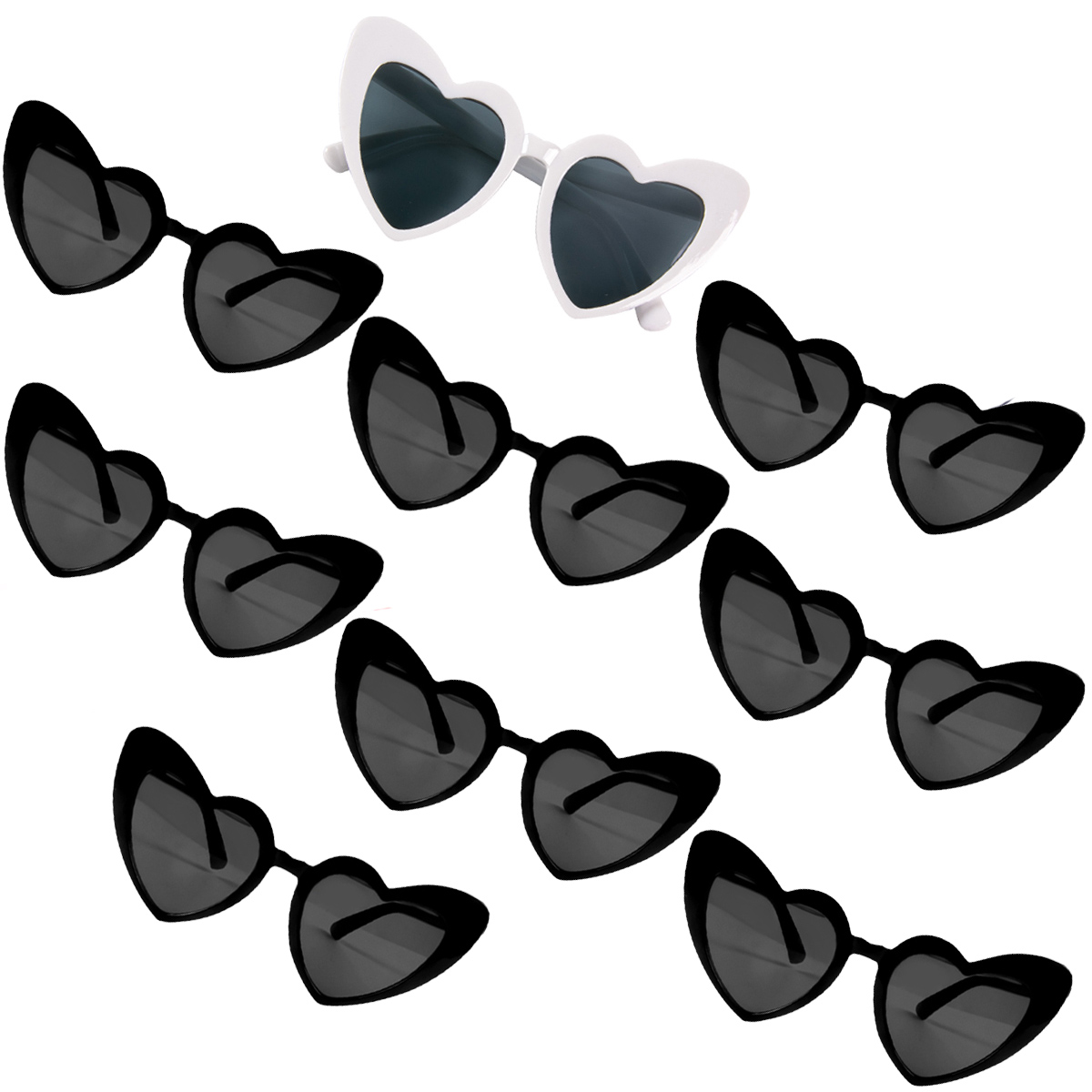 Heart Shaped Sunglasses for Wo – Event Party Shop recenzja i cena