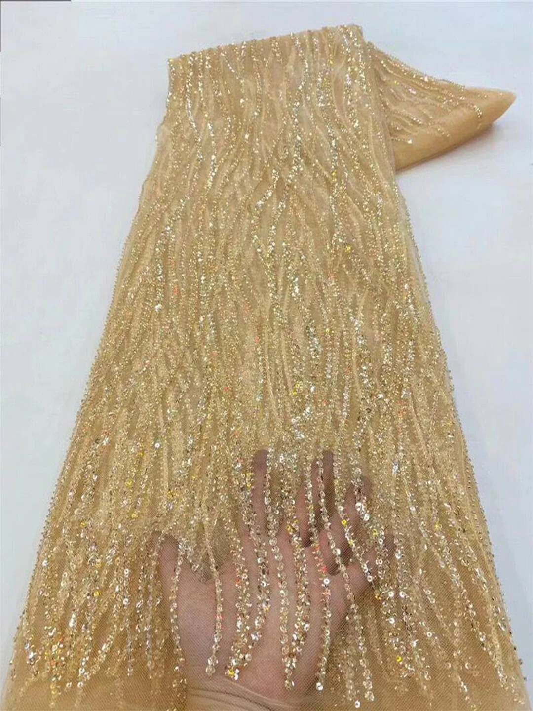 Gold Color Africa Embroidered  – Glitter Tablecloth recenzja i cena