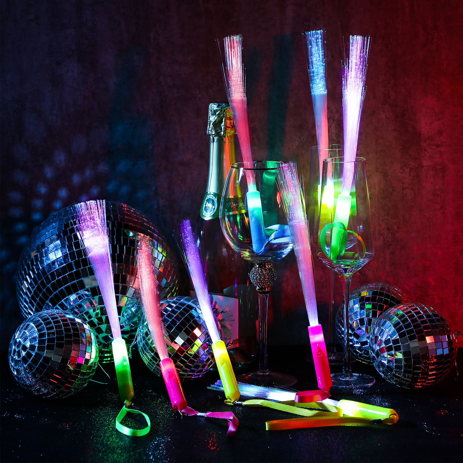 24-200Pcs Fiber Optic Wands Gl – Cotton Candy Cone recenzja i cena