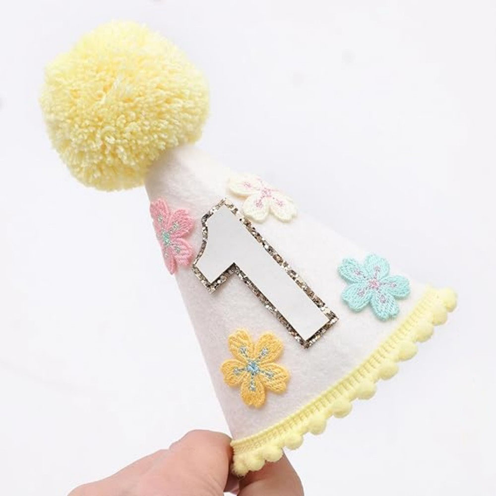 Colorful Floral Cone-Shaped Bi – Party Hat Cone recenzja i cena