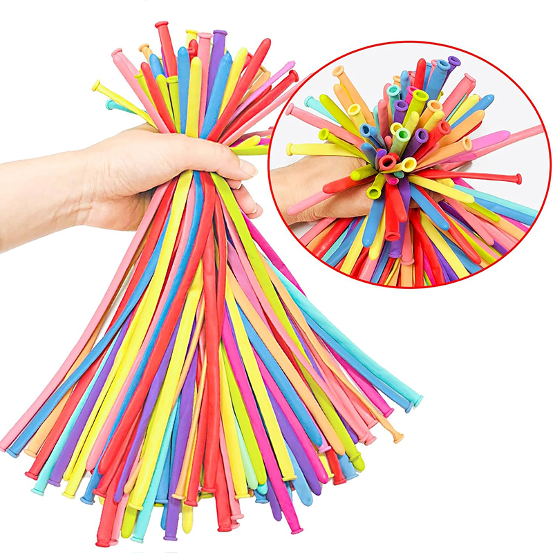 50~200pcs Spiral Balloons Colo – Balloon Pump Hand recenzja i cena