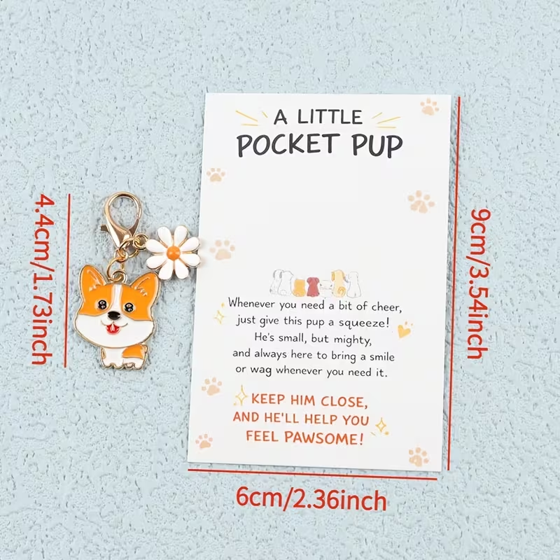 10 Cute Cartoon Puppy Keychain – Supply Event recenzja i cena