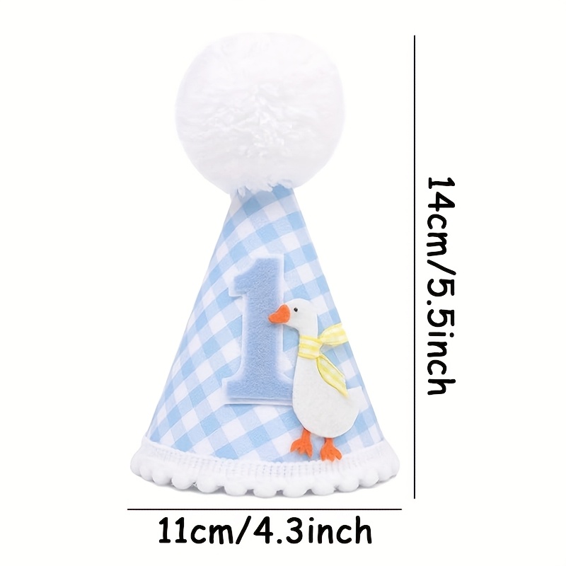 1pc Adorable Goose Birthday Ha – Party Hat Cone recenzja i cena