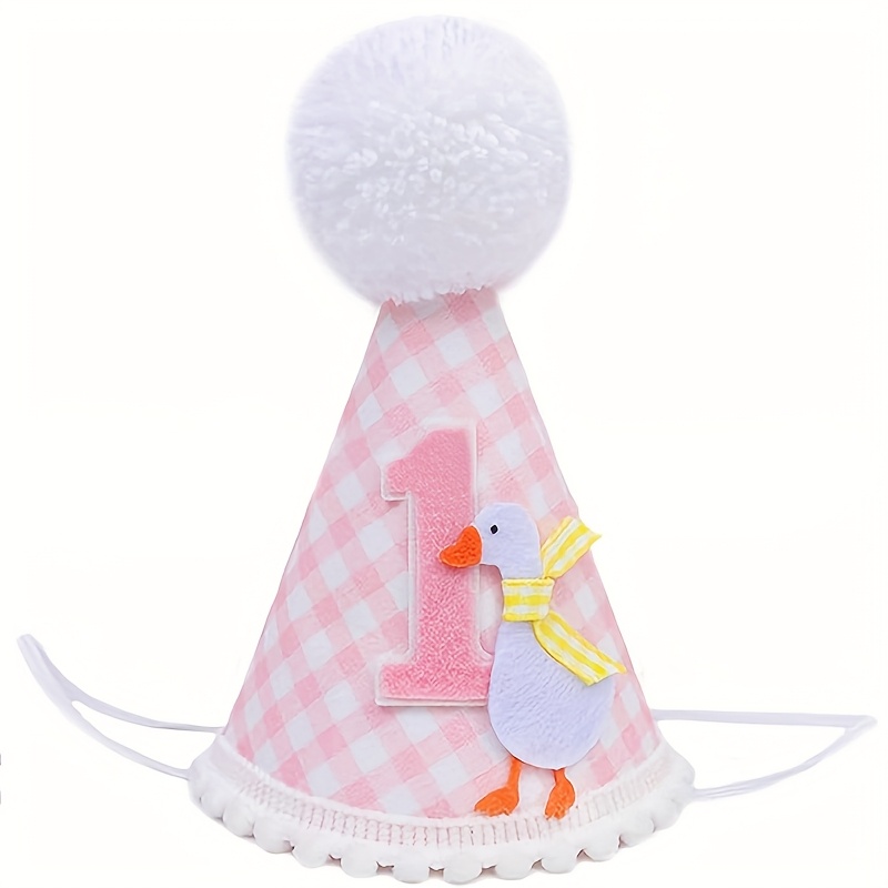 1pc Adorable Goose Birthday Ha – Party Hat Cone recenzja i cena