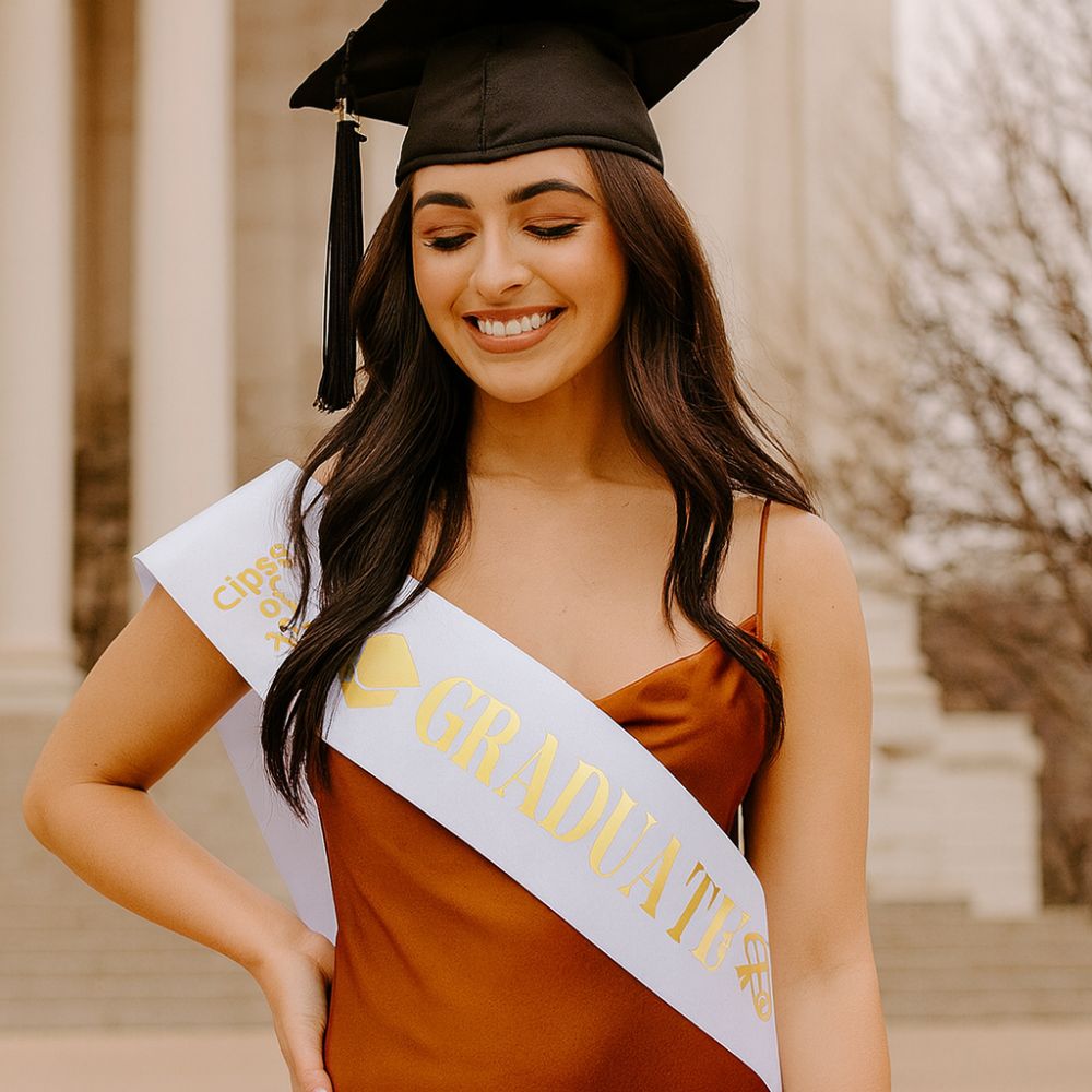 Class of 2026 2026 Graduation  – Birthday Sash Glitter recenzja i cena
