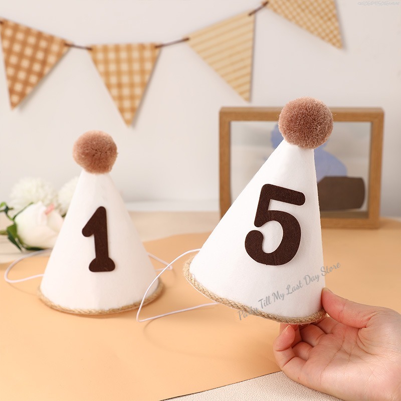 1Pc INS Kids Birthday Hat Non- – Party Hat Cone recenzja i cena