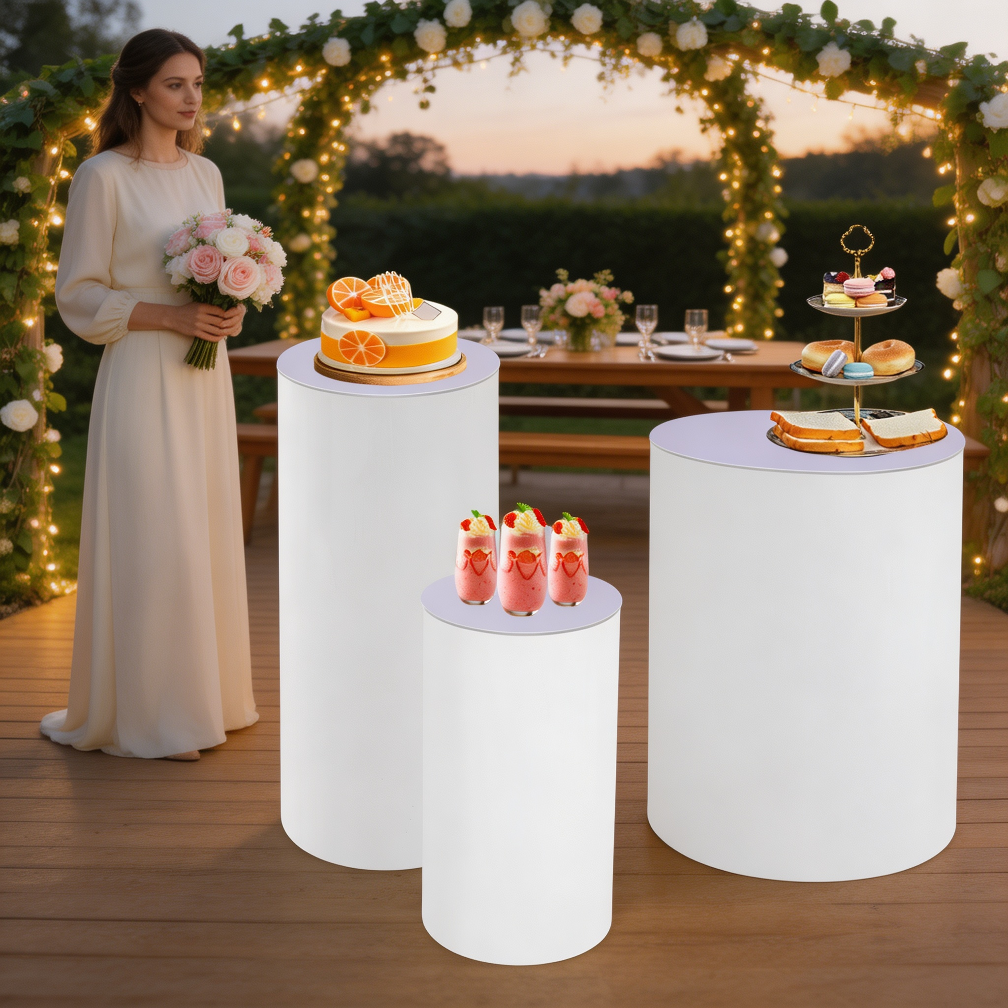 Pedestal Display Stand Cylinde – Event Launch Party recenzja i cena