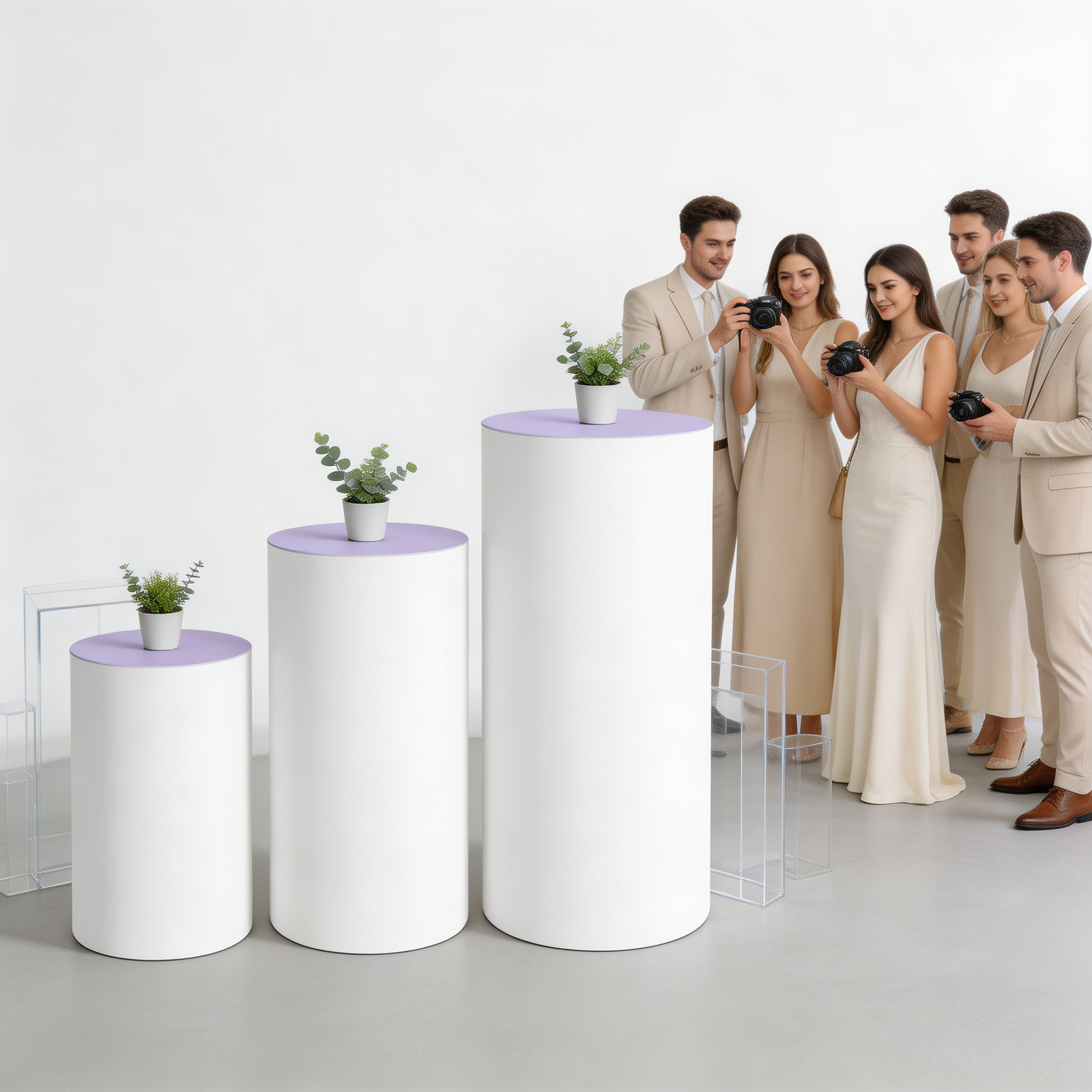 Pedestal Display Stand Cylinde – Event Launch Party recenzja i cena