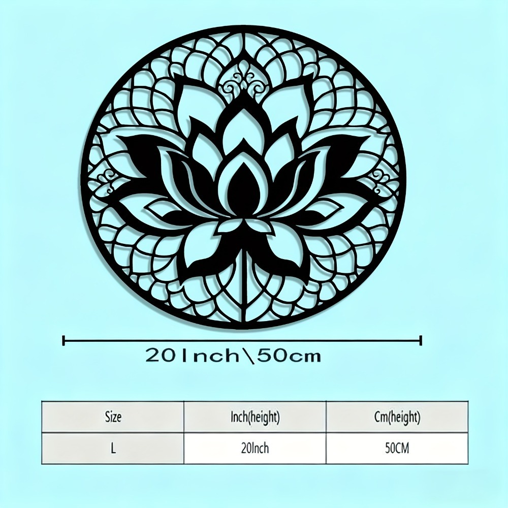 Lumiho Metal Wall Art Lotus Fl – Flower Wall Panel recenzja i cena