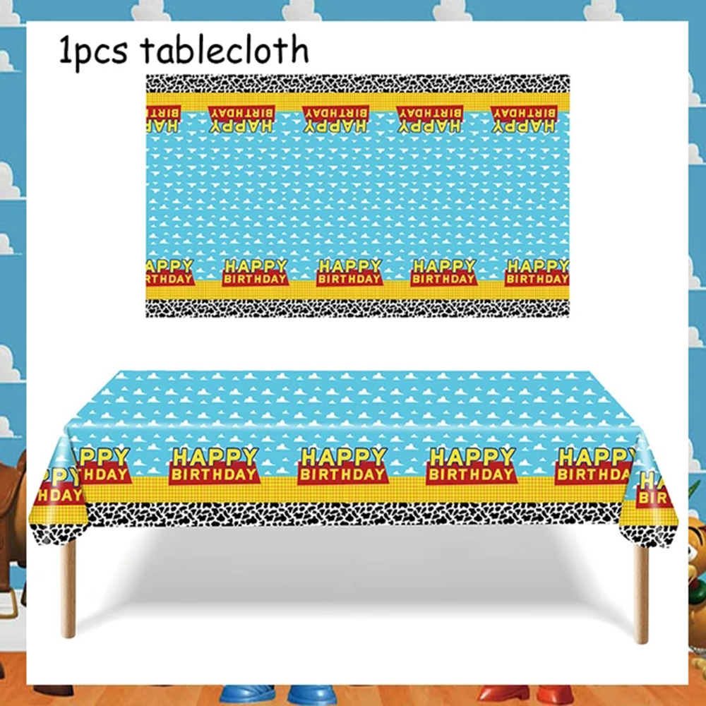 Toyss Inspired Birthday Party  – Table Cloth Disposable recenzja i cena
