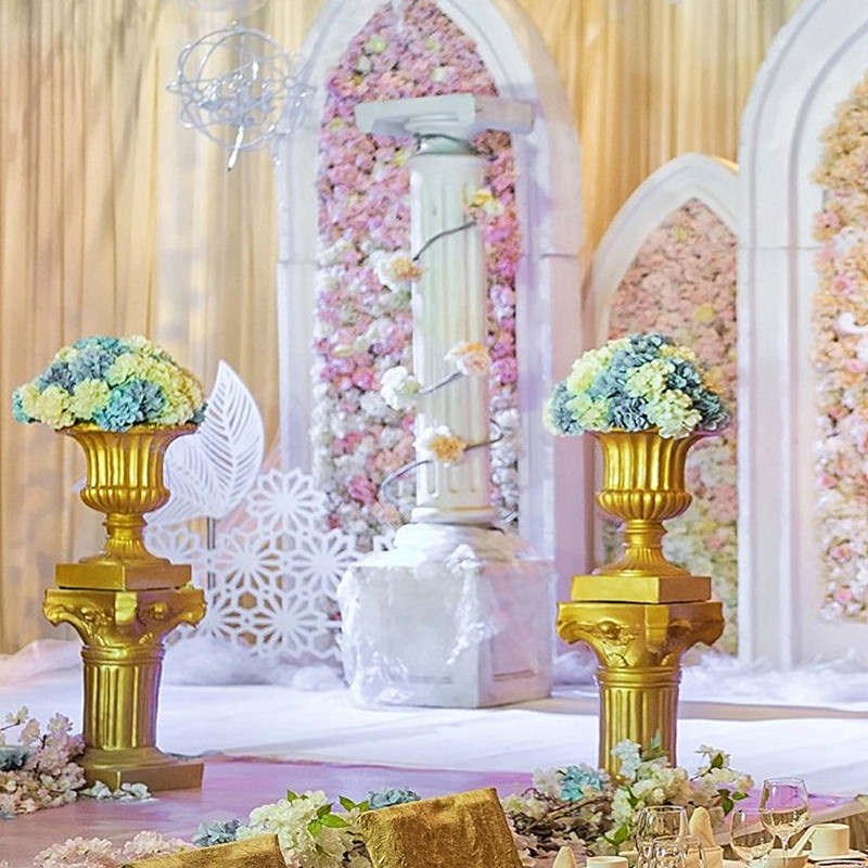 Gold White Plastic Roman Colum – Event Party Shop recenzja i cena