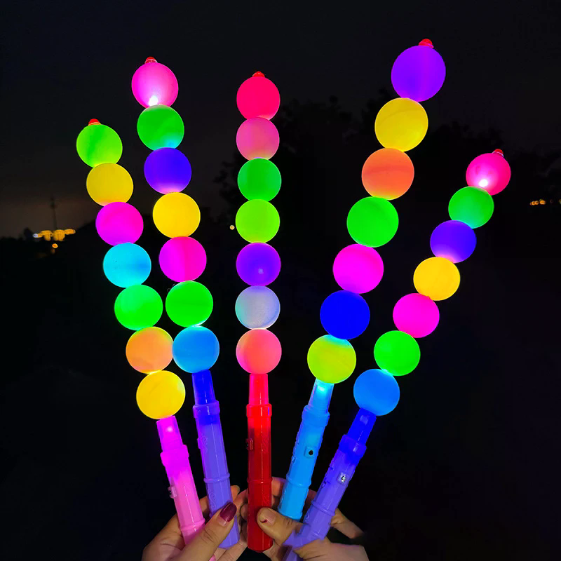Colorful LED Glow Sugar Gourd  – Cotton Candy Cone recenzja i cena