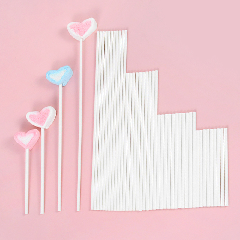 100pcs Solid Core White Paper  – Cotton Candy Cone recenzja i cena