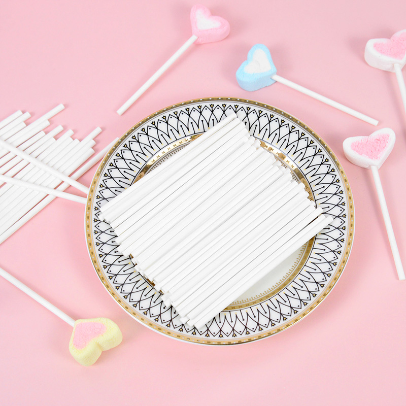 100pcs Solid Core White Paper  – Cotton Candy Cone recenzja i cena