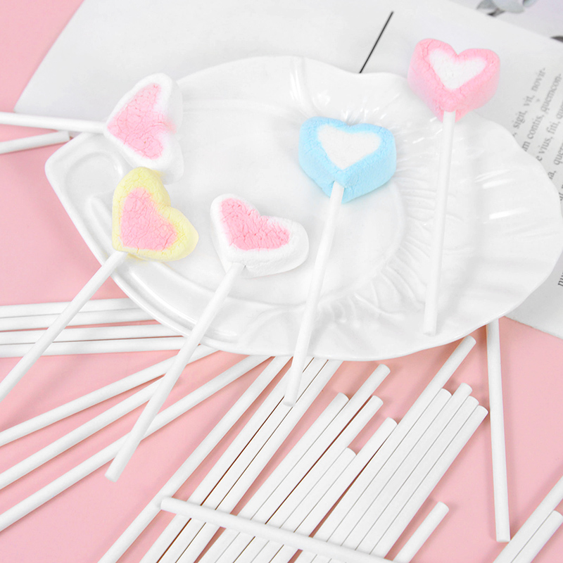 100pcs Solid Core White Paper  – Cotton Candy Cone recenzja i cena