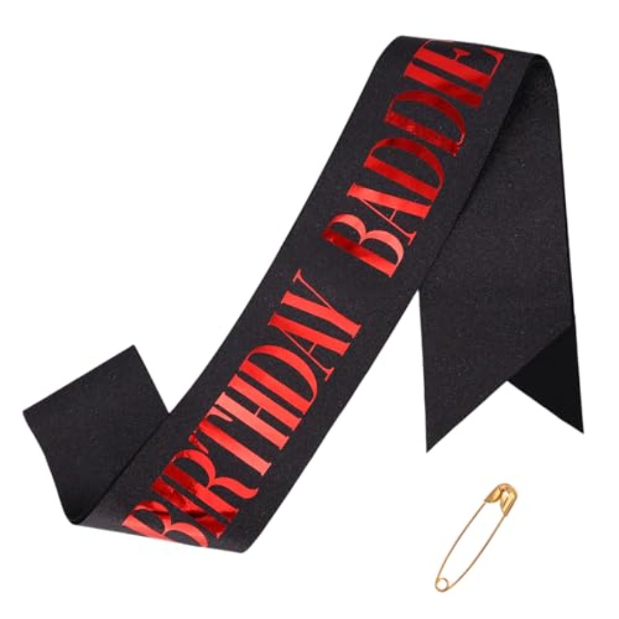 Birthday Baddie Sash, Glitter  – Birthday Sash Glitter recenzja i cena
