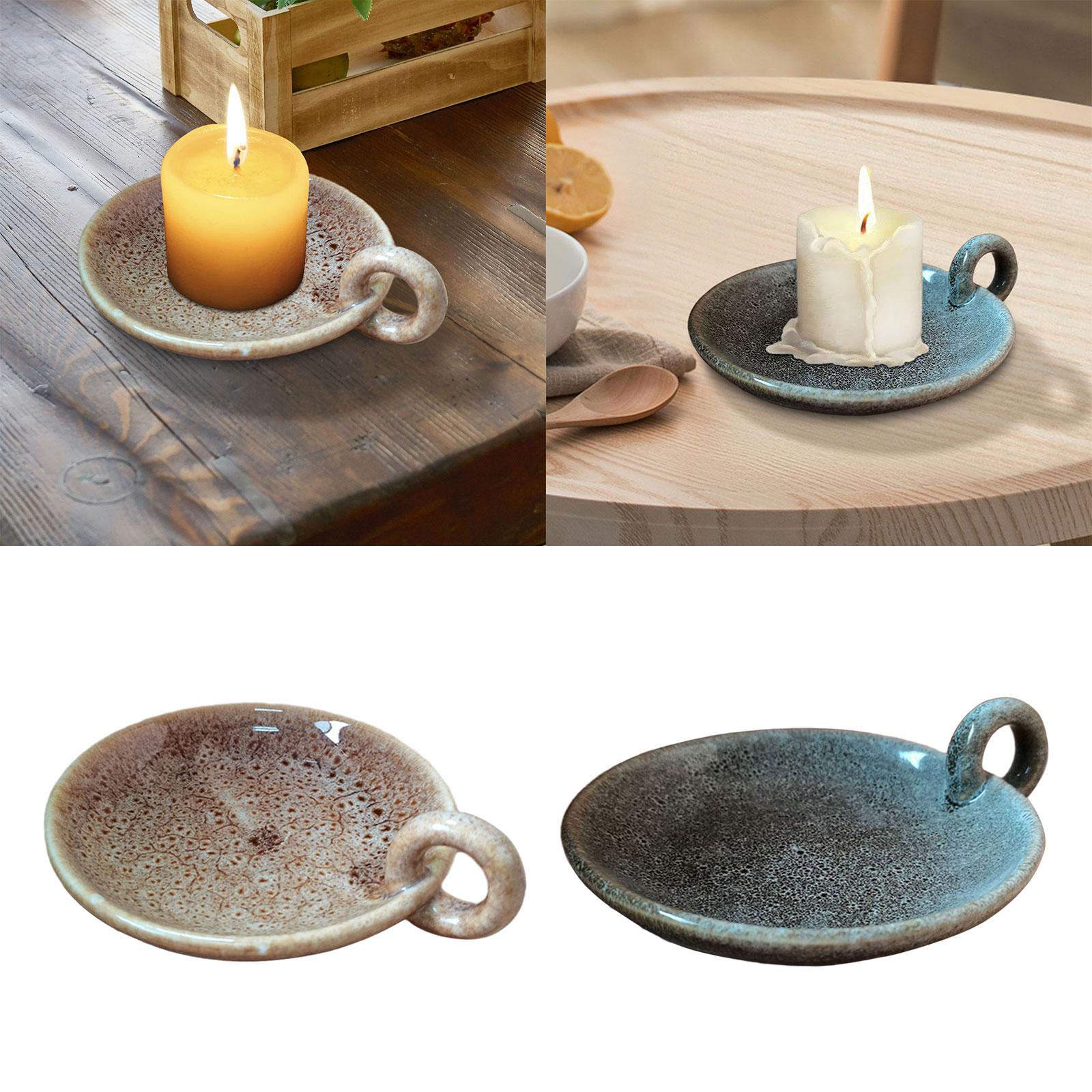 Ceramic Candle Plate with Hand – Centerpiece Stick recenzja i cena