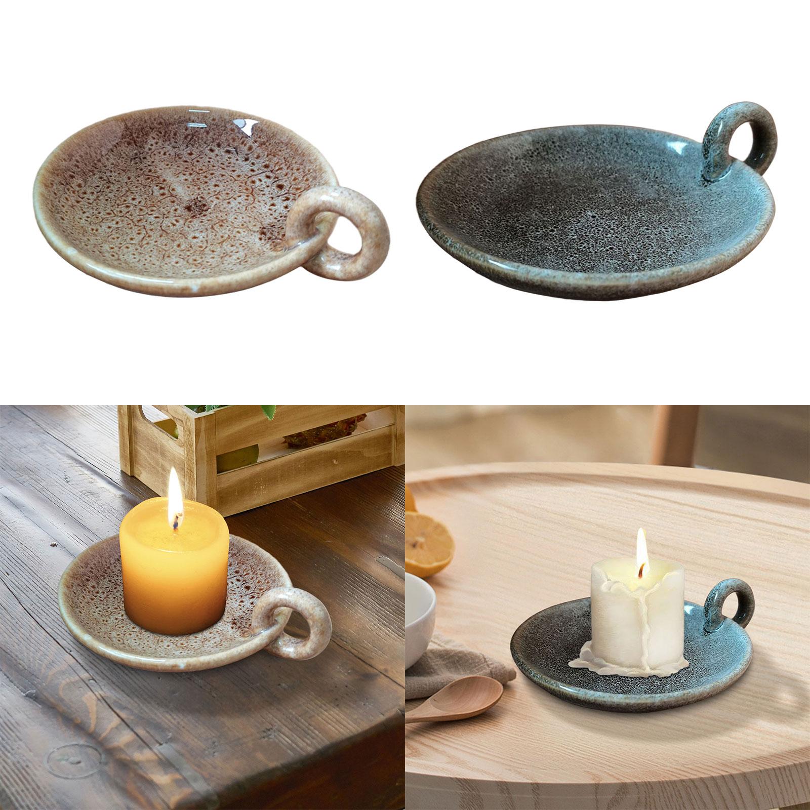 Ceramic Candle Plate with Hand – Centerpiece Stick recenzja i cena