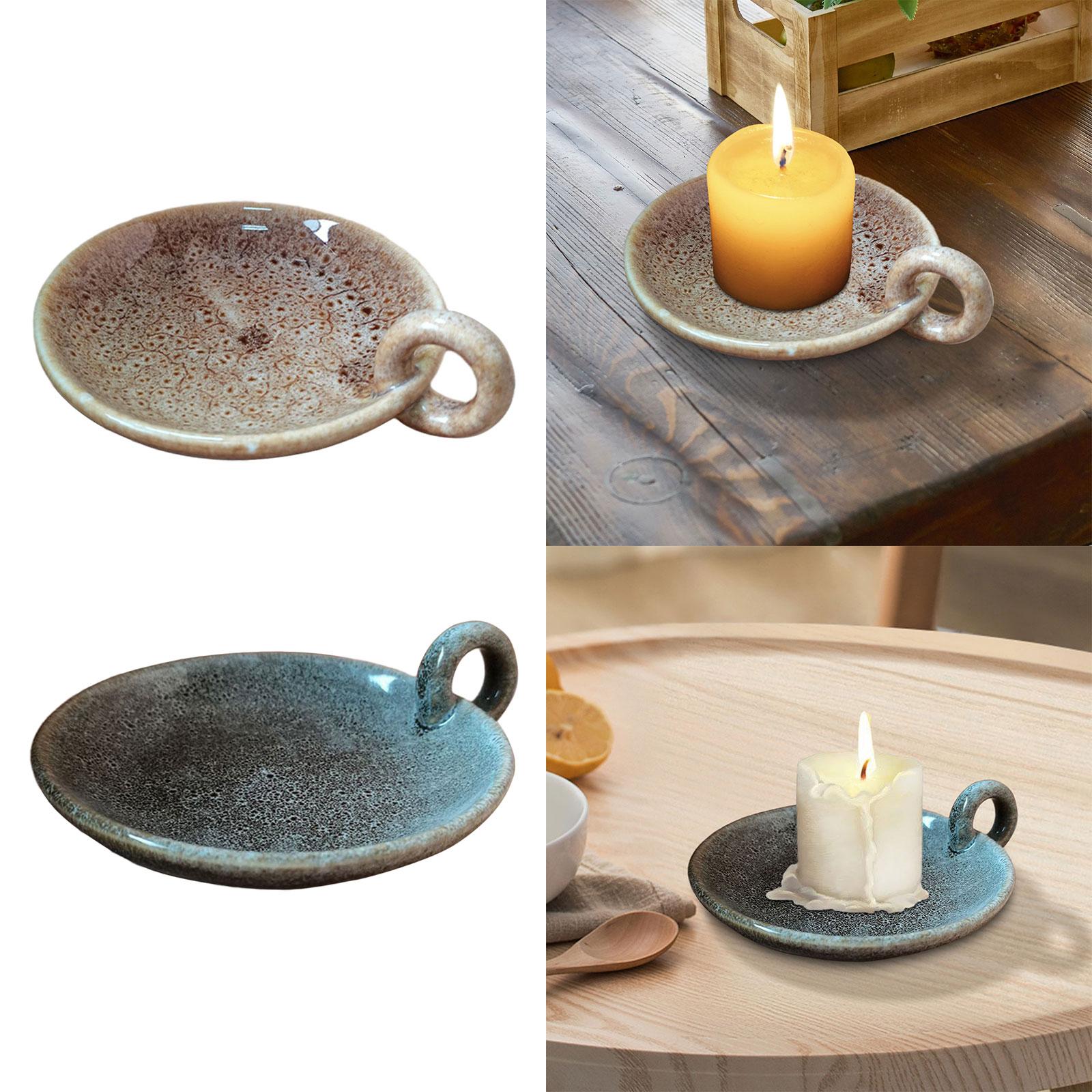 Ceramic Candle Plate with Hand – Centerpiece Stick recenzja i cena