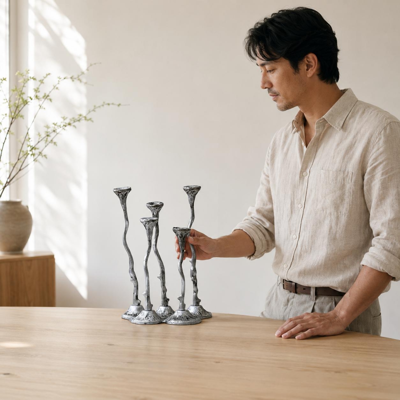 Cast Aluminum Candle Holder De – Centerpiece Stick recenzja i cena
