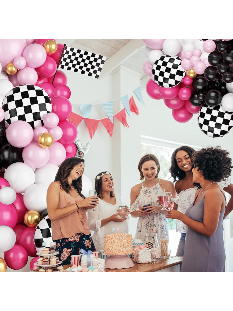 116Pcs Pink Race Car Balloon A – Balloon Arch Kit recenzja i cena