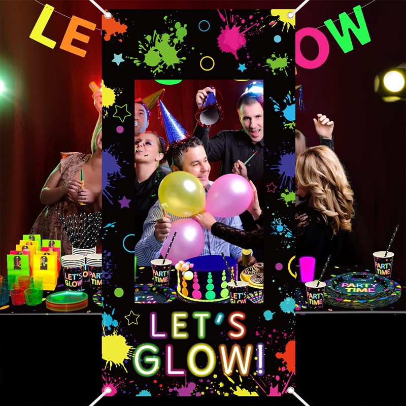Let‘s Glow Photo Booth Frame N – Let'S Party Event Supply recenzja i cena