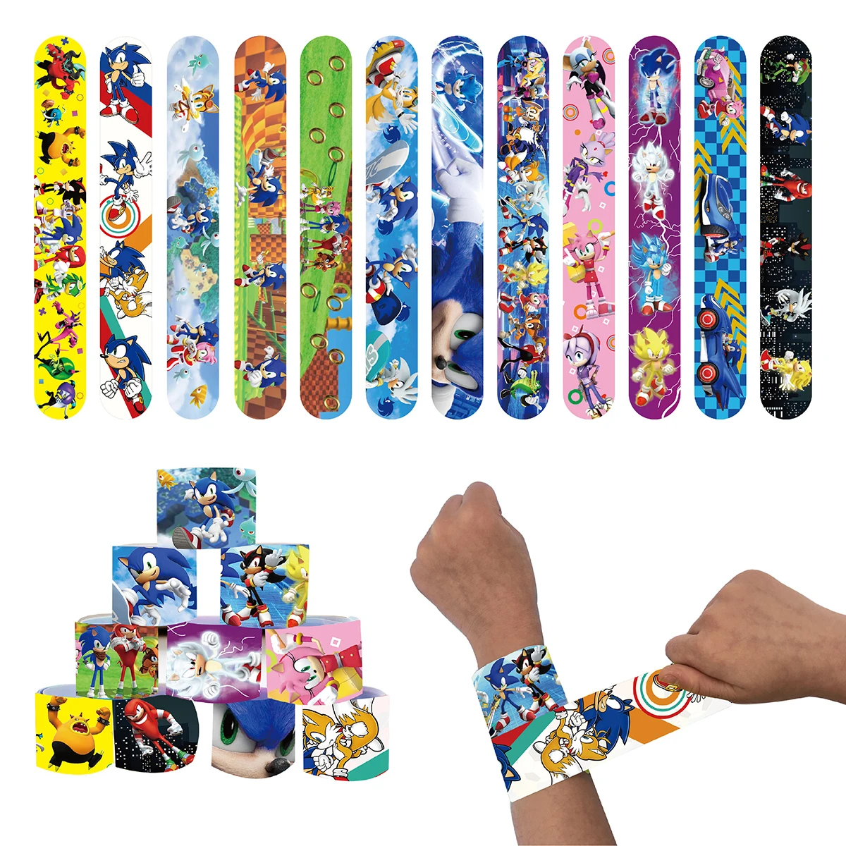 12/24/36pcs Sonic Slap Bracele – Event Suppliers recenzja i cena