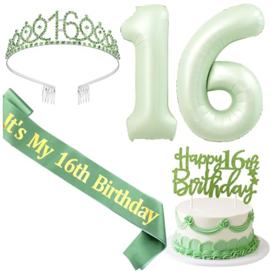 Birthday Decorations for Girls – Birthday Sash Glitter recenzja i cena