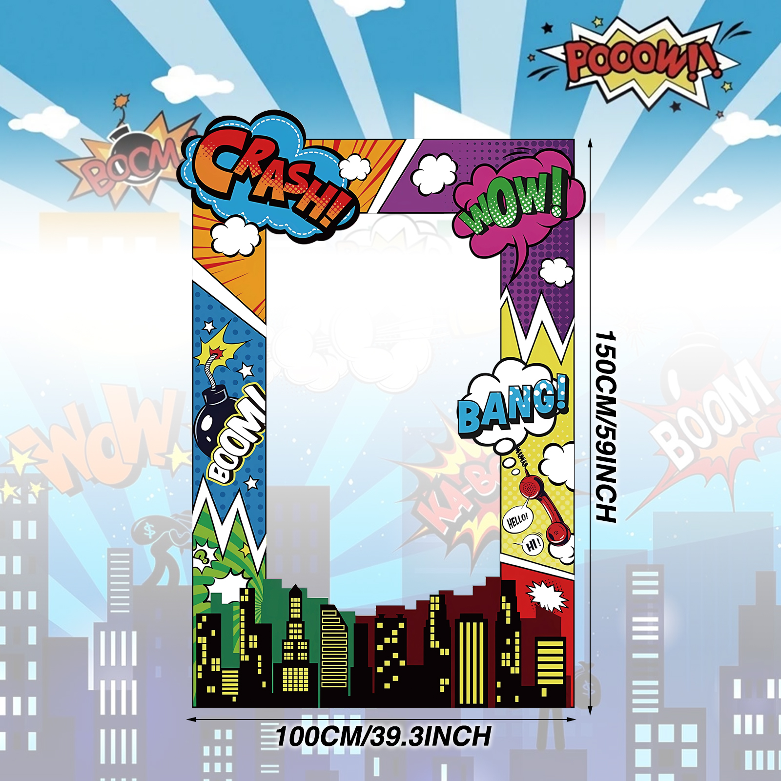 Super Hero Photo Prop Hero Bir – Photo Booth Frame recenzja i cena