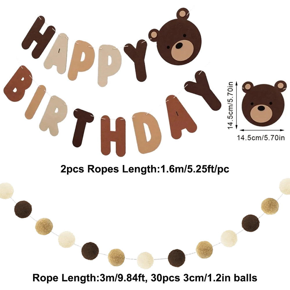 Cute Bear Kids 1st Birthday Ha – Party Hat Cone recenzja i cena