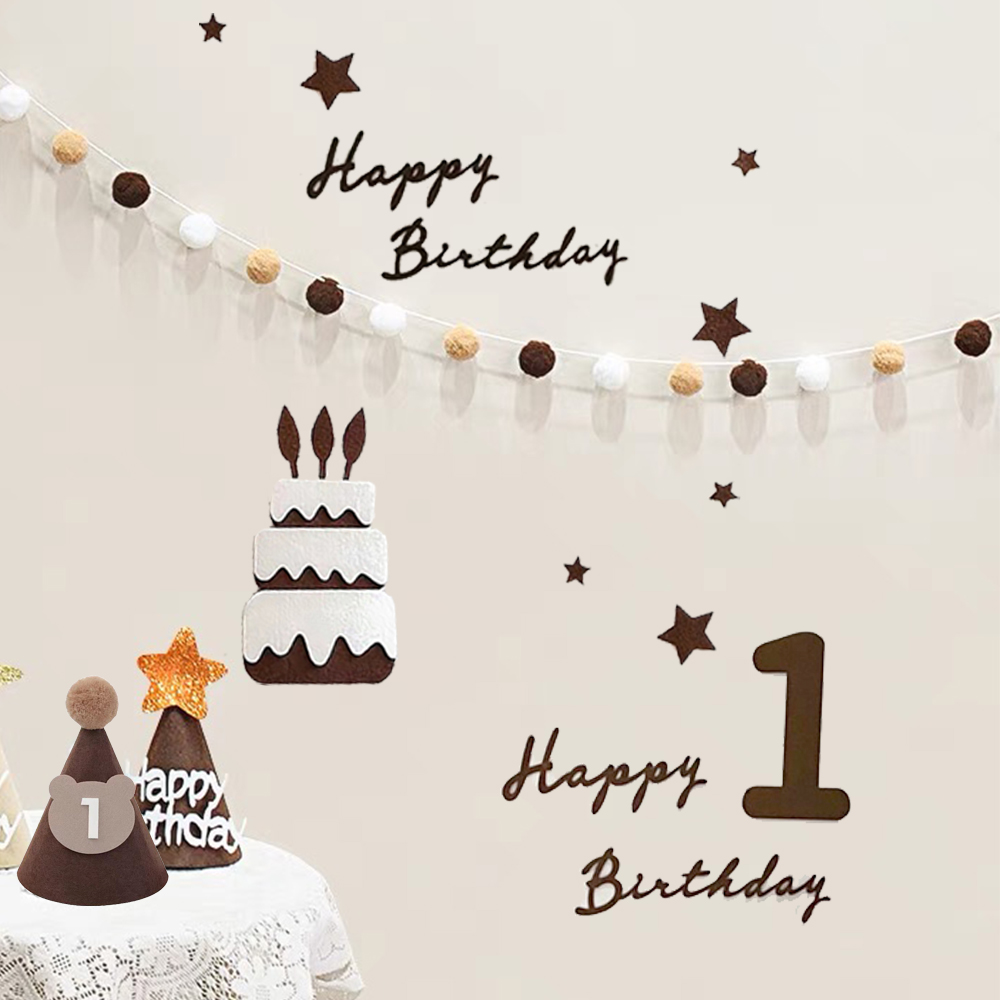 Cute Bear Kids 1st Birthday Ha – Party Hat Cone recenzja i cena