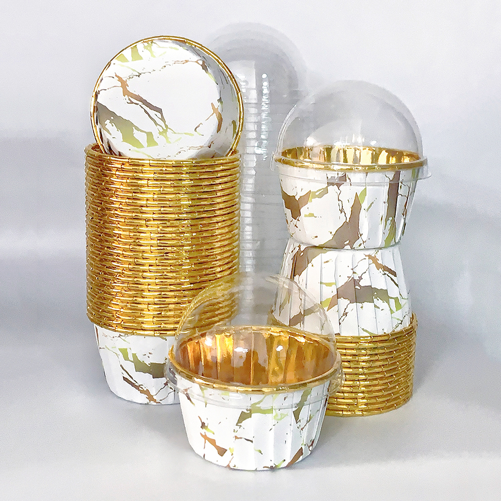 Set, 50pcs Disposable Cupcake  – Plastic Cup 50Pcs recenzja i cena