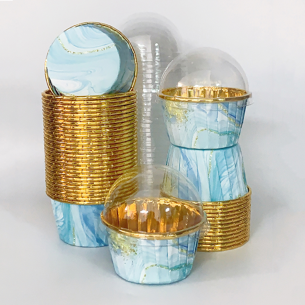 Set, 50pcs Disposable Cupcake  – Plastic Cup 50Pcs recenzja i cena