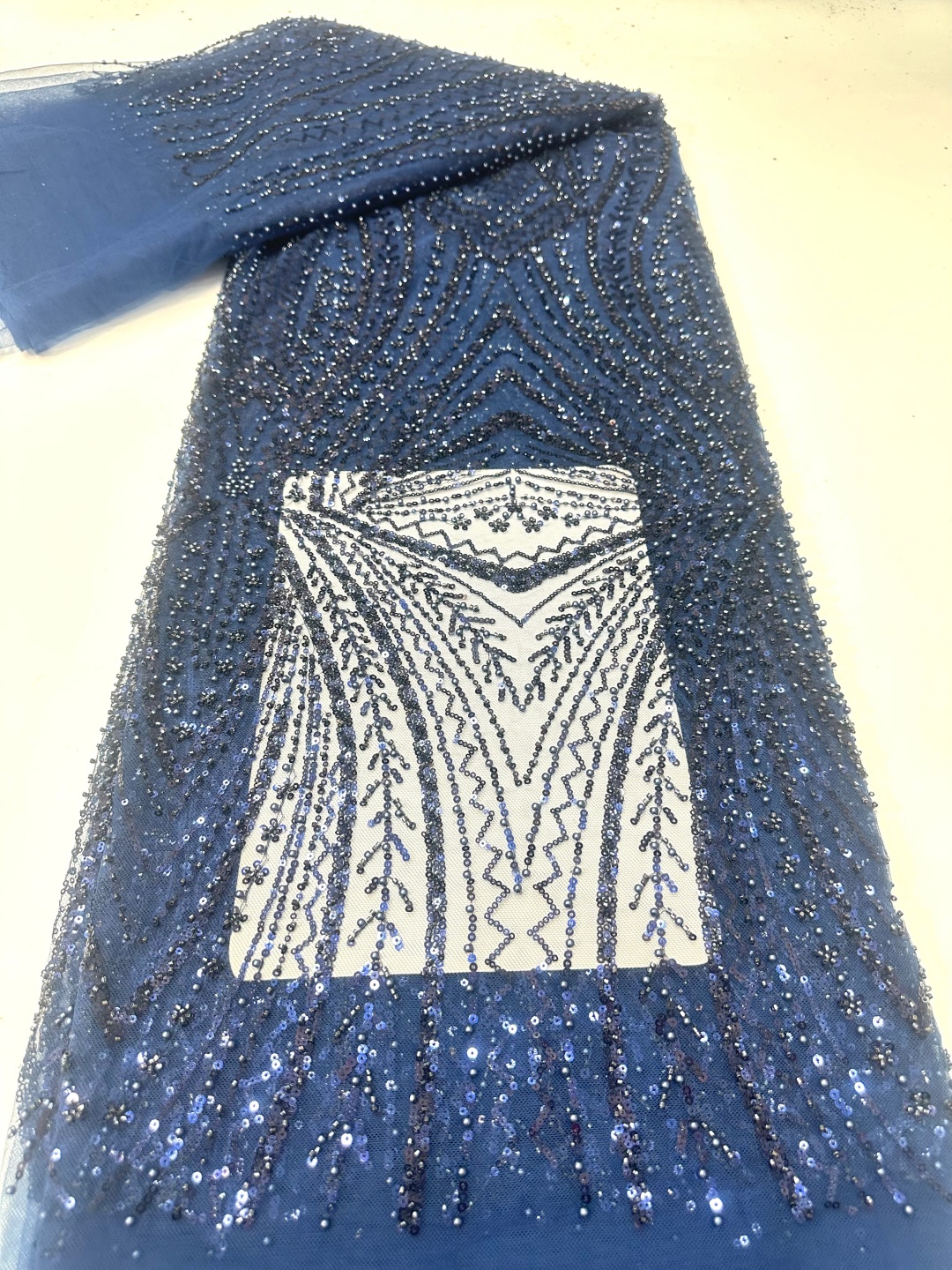 African Lace Fabric Sequins Be – Glitter Tablecloth recenzja i cena