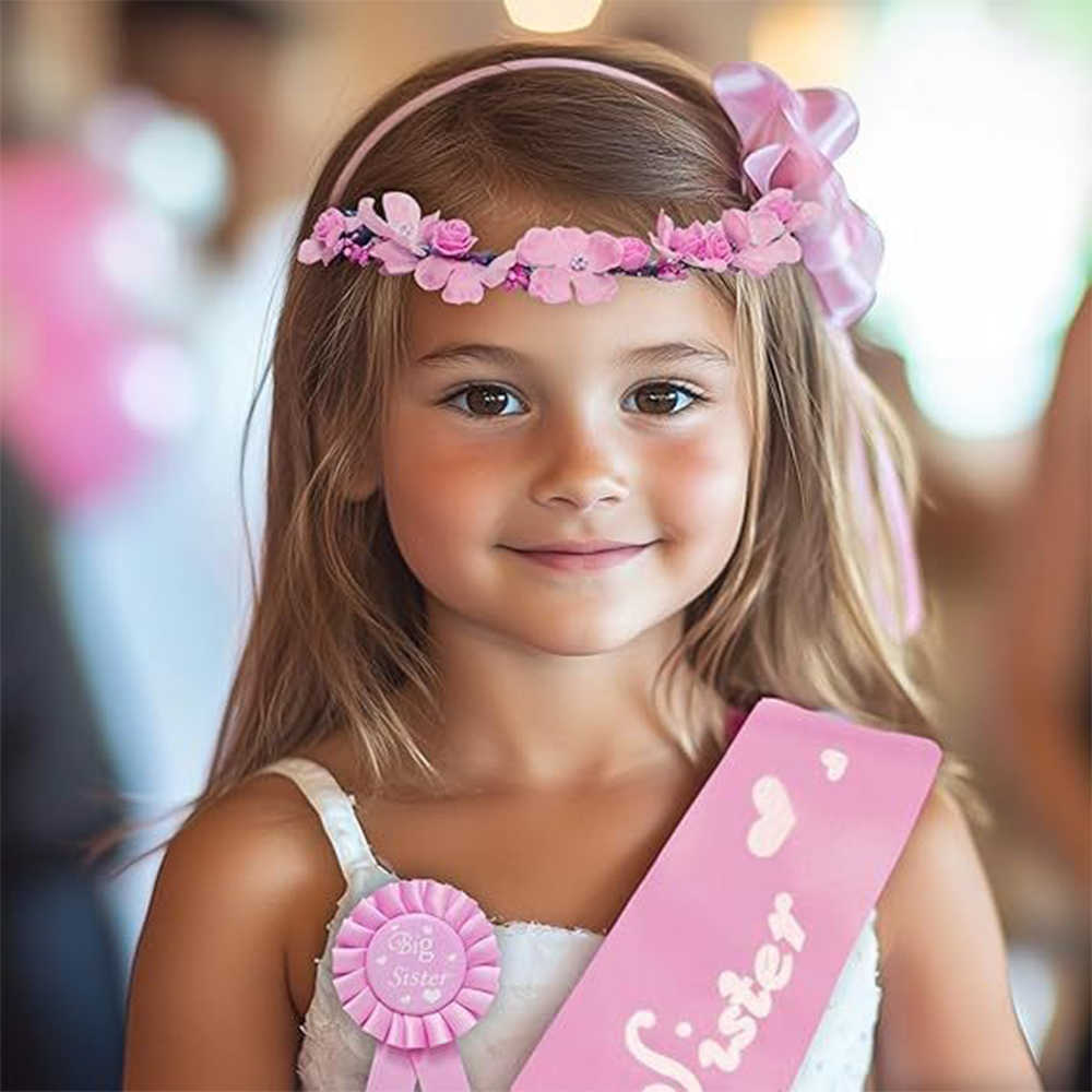 Pink Blue Baby Shower Glitter  – Birthday Sash Glitter recenzja i cena