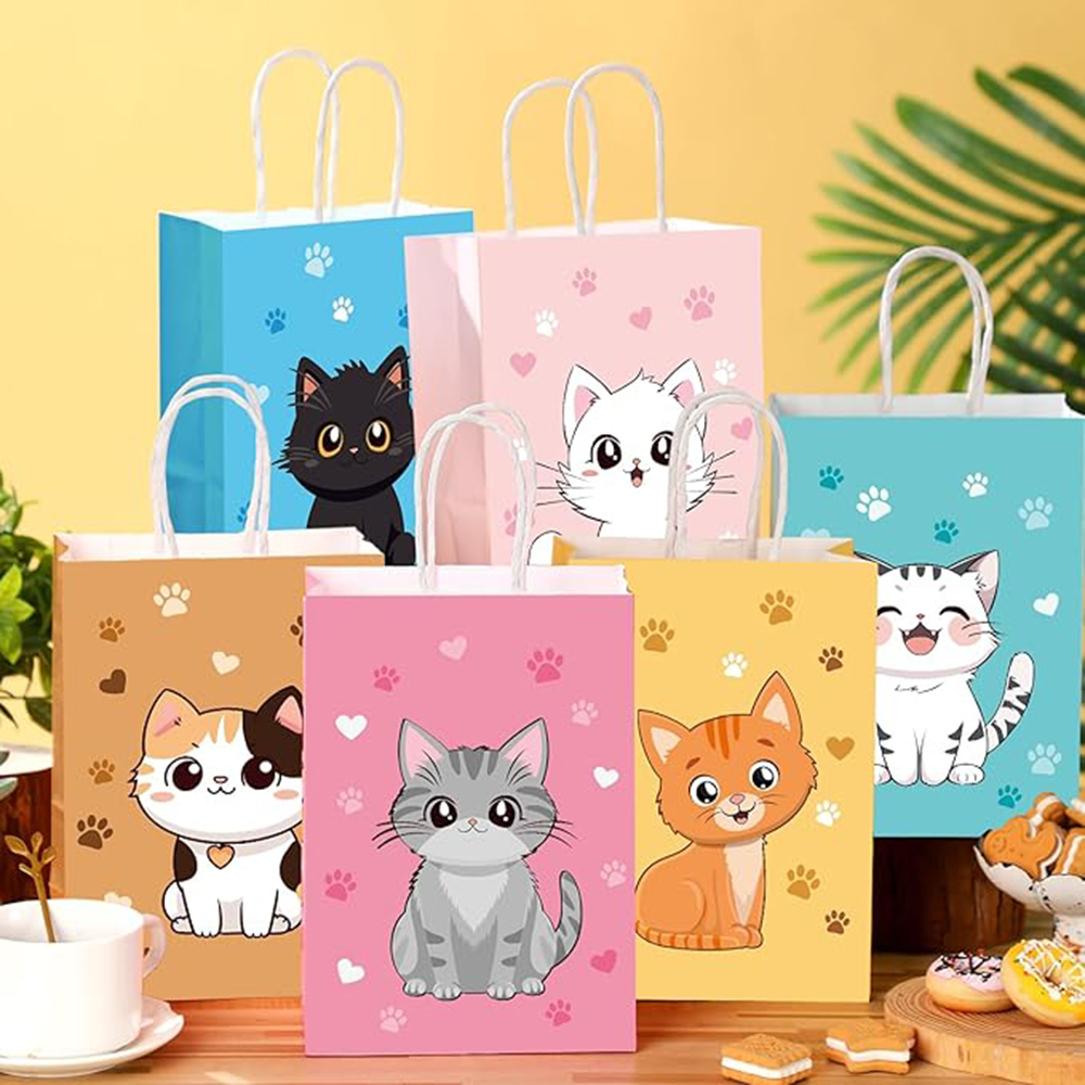 6-48Pcs Colorful Cartoon Cat P – Event Party Shop recenzja i cena