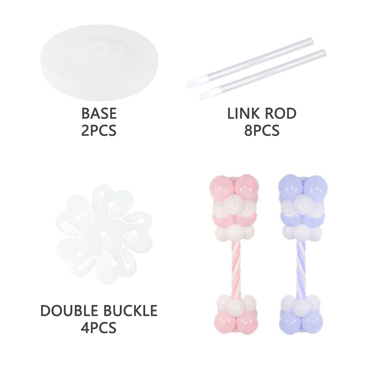 2Sets Balloon Column Stand Kit – Balloon Arch Kit recenzja i cena