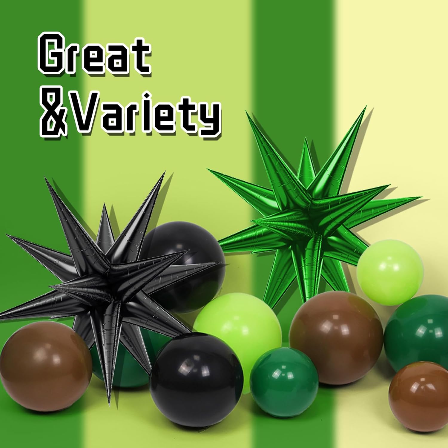 Brown Black Green Latex Balloo – Balloon Arch Kit recenzja i cena