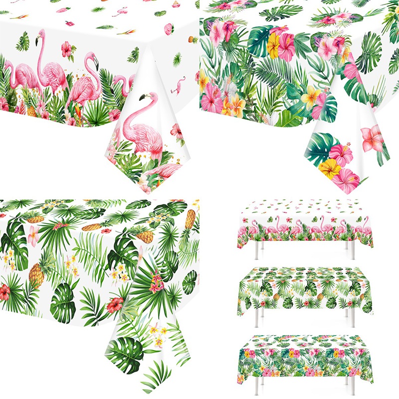 Hawaiian Party Decoration Palm – Table Cloth Disposable recenzja i cena