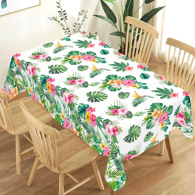 Hawaiian Party Decoration Palm – Table Cloth Disposable recenzja i cena