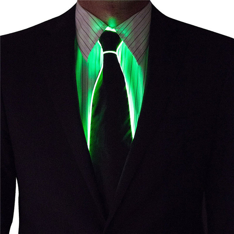 Men Glowing Tie EL Wire Neon L – Event Party Dj recenzja i cena