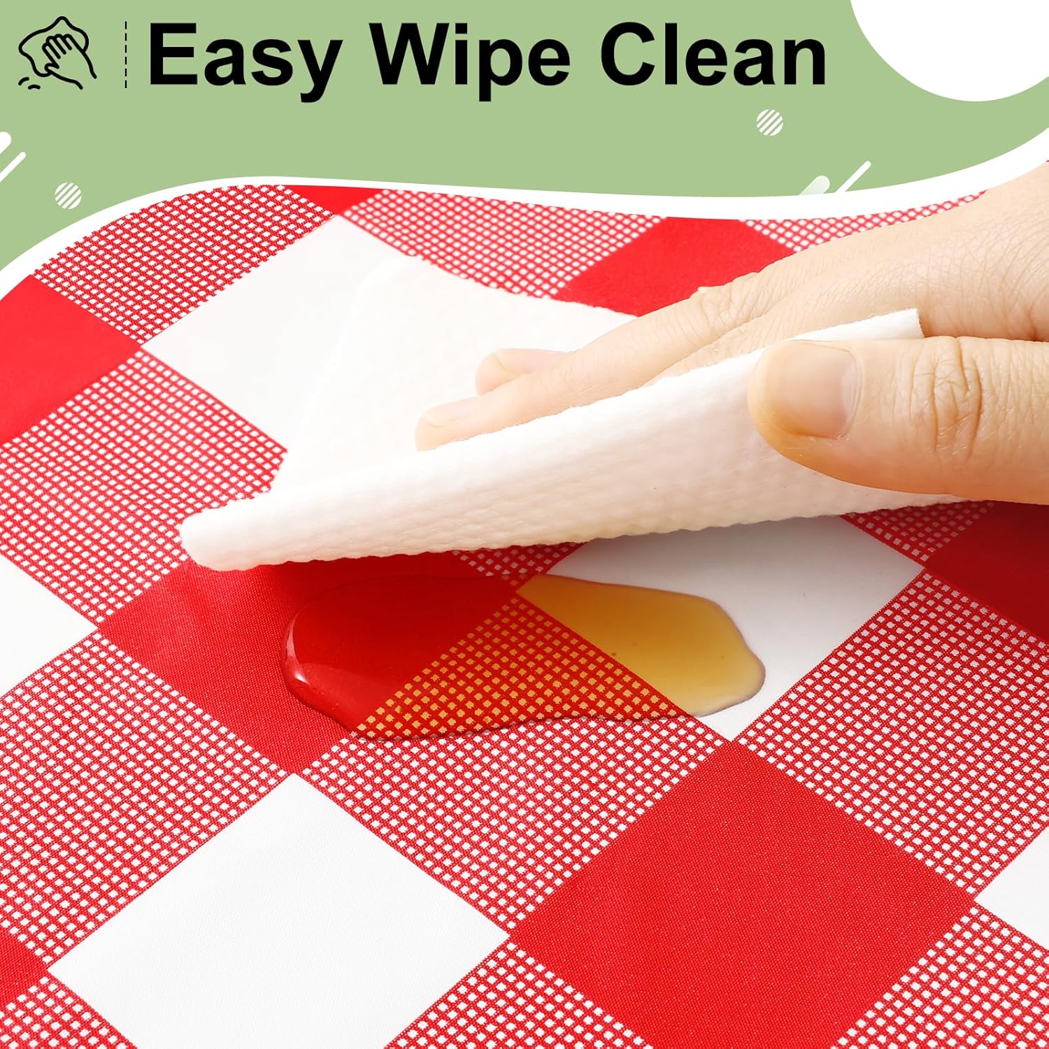 Rectangular Red White Checkere – Table Cloth Disposable recenzja i cena