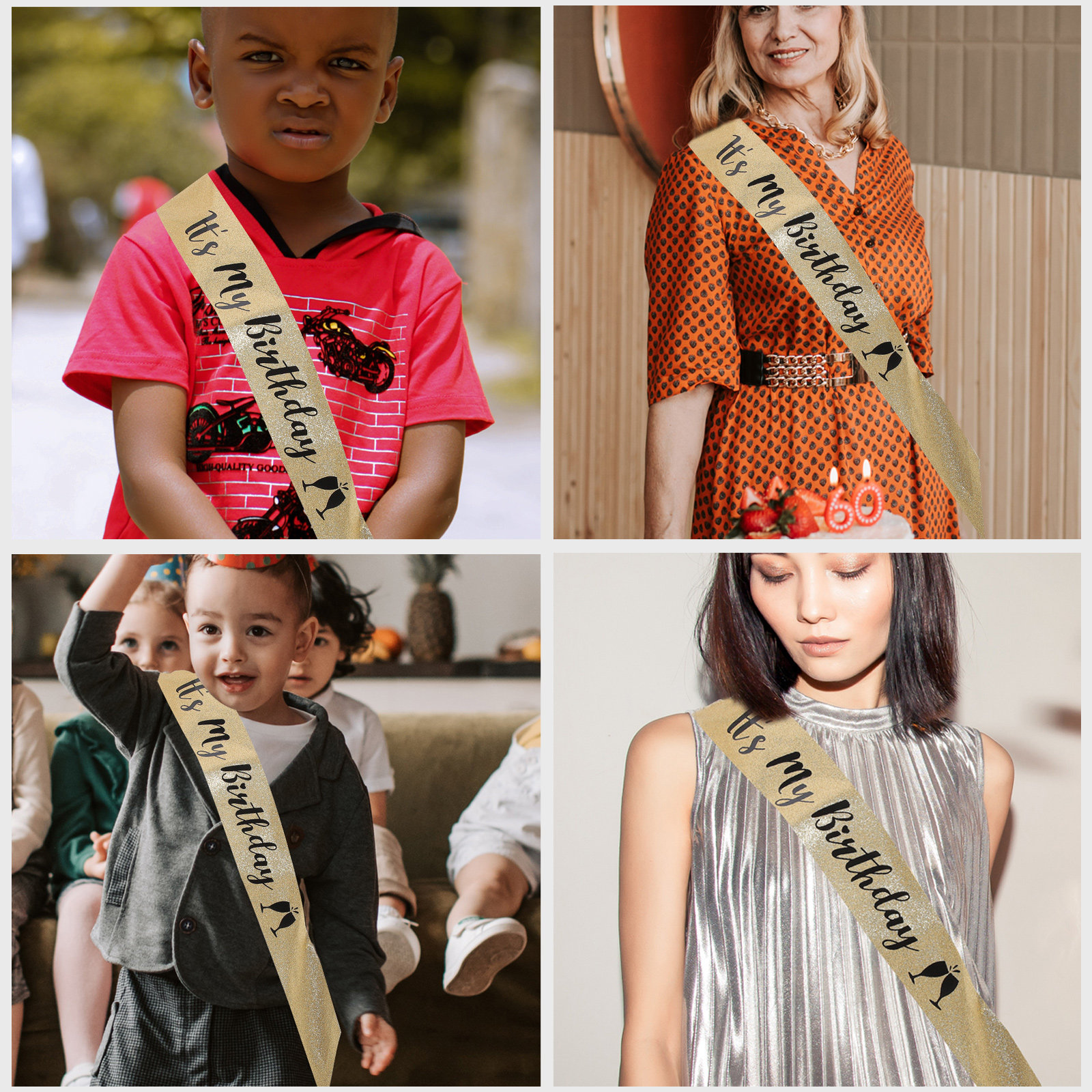 1Pcs Birthday Party Sash Glitt – Birthday Sash Glitter recenzja i cena