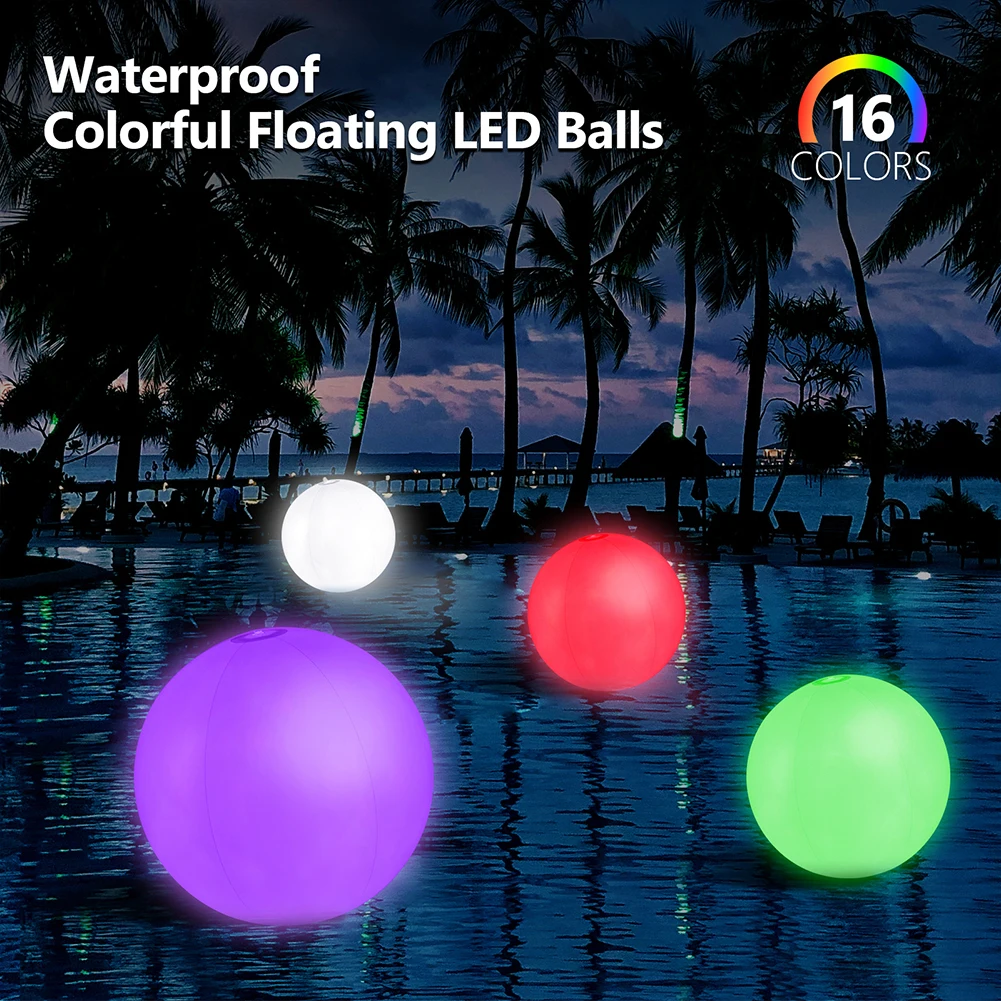 Inflatable Pool Beach Ball 16  – Led Balloon Light recenzja i cena