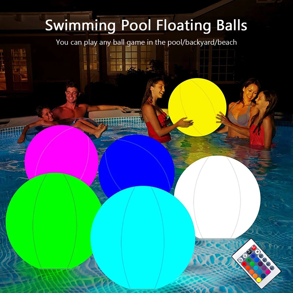 Inflatable Pool Beach Ball 16  – Led Balloon Light recenzja i cena