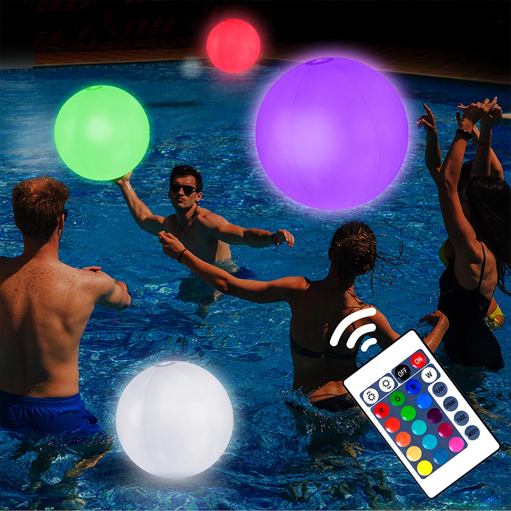 Inflatable Pool Beach Ball 16  – Led Balloon Light recenzja i cena