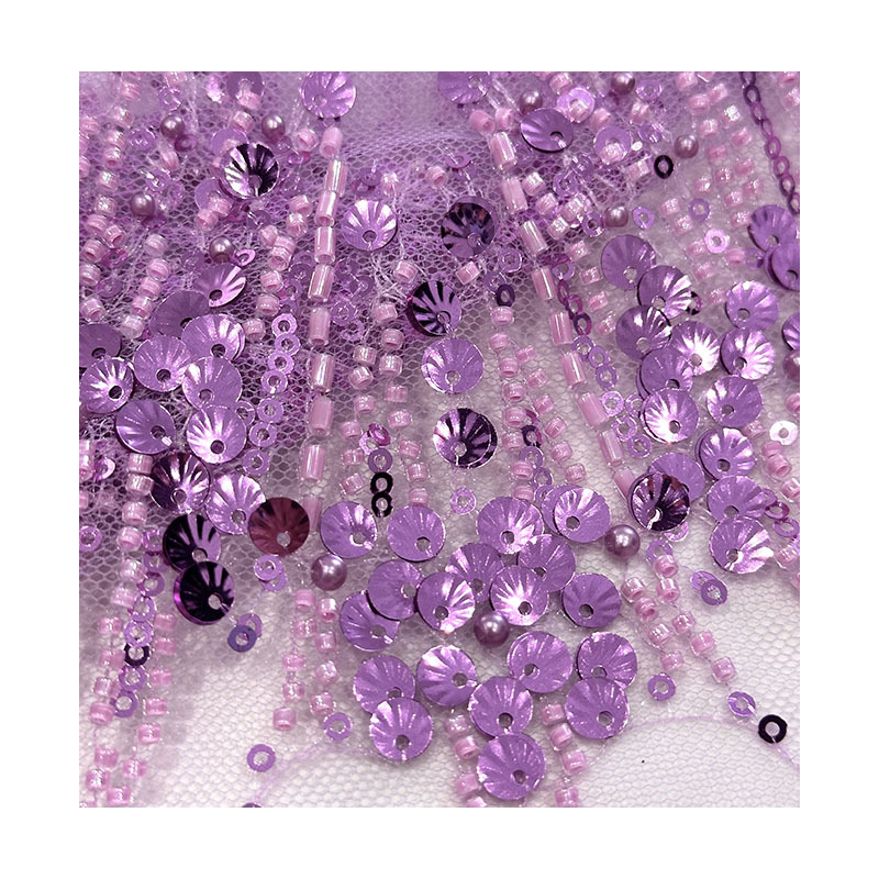Beaded Sequins Embroidery Fabr – Glitter Tablecloth recenzja i cena